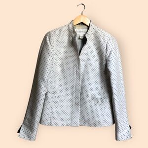 Vintage 90s Doncaster Signature Polka Dot Blazer Jacket Career Work Women’s 6